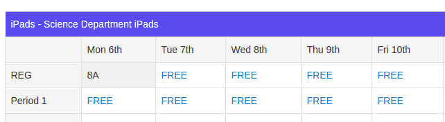 School Timetable